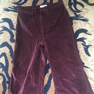 Madewell Emmett Wide-Leg Crop Pants Size 29